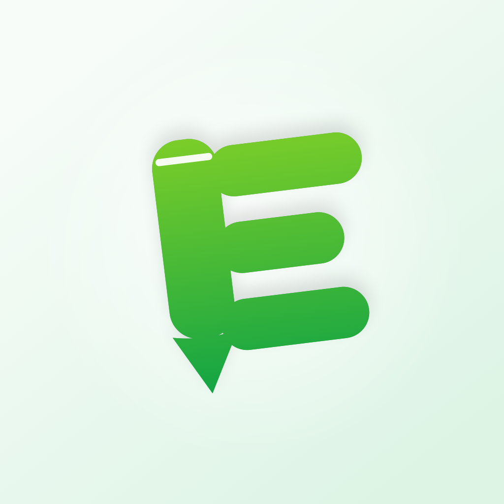 E app icon